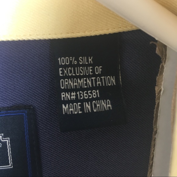 Nat Nast Silk Casual Button Shirt Yellow Large - Picture 3 of 5